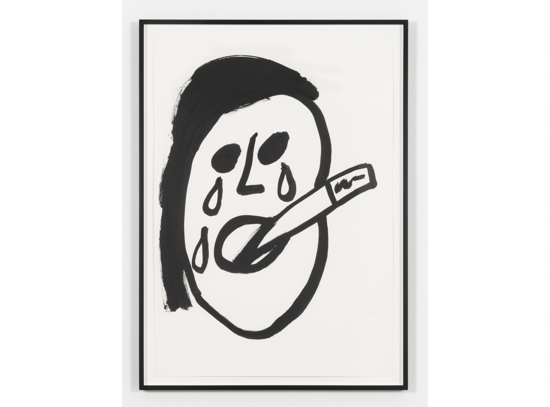 Paul Chan

die Grippe (Krankheit) [flu (illness)], 2020

Ink on paper

Paper: 39 1/4 x 27 1/2 inches (99.7 x 69.9 cm)

Frame: 42 1/2 x 30 7/8 x 1 1/2 inches (108 x 78.4 x 3.8 cm)